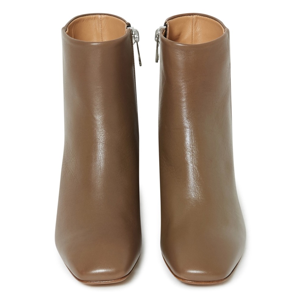LoQ Lazaro Ankle Boots in Mink Leather, Size 38